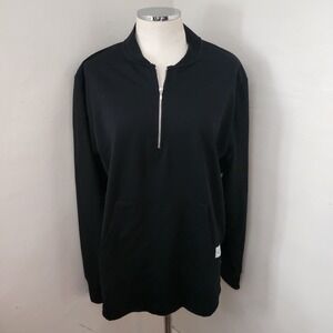 Kinetix Black 1/4 Zip Pullover Women's Size XL